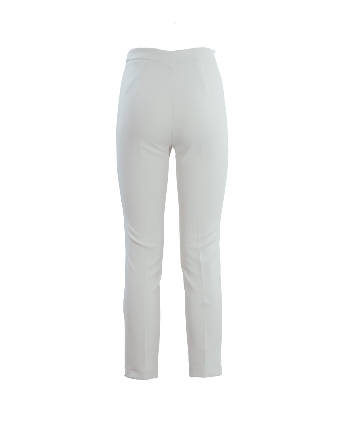 shop ELISABETTA FRANCHI  Pantalone: Elisabetta Franchi pantalone dritto in crêpe con placche logo.
Pantalone a sigaretta con vita alta. 
Applicazione di placche logo in metallo sui fianchi.
Fodera in raso.
Zip invisibile sul fianco.
Accessorio in metallo.
Composizione: 96% Poliestere 04% Elastane.
Fabbricato in Italia.. PA00536E2-193 number 9077898